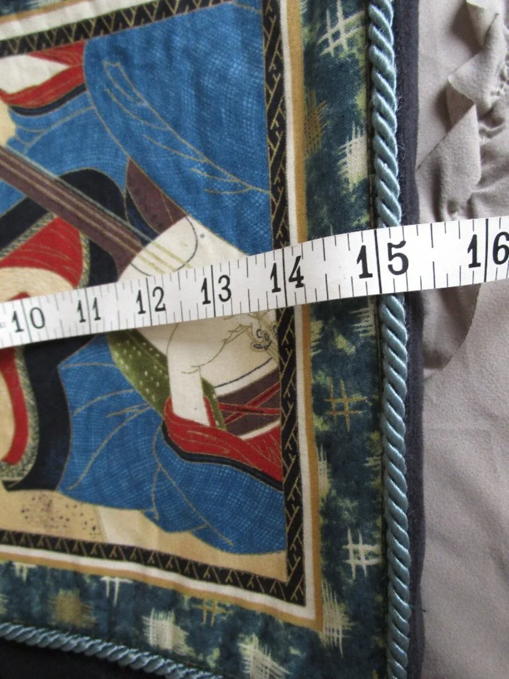 handmade suede tote bag